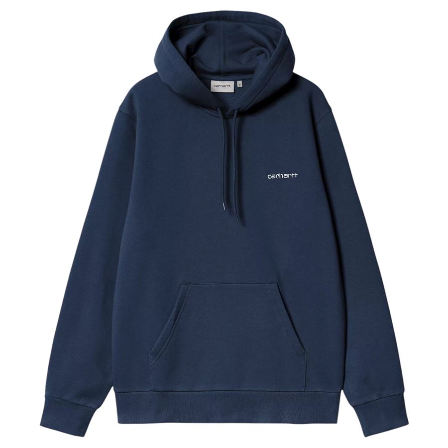 Hooded Script Embroidery Sweatshirt felpa con cappuccio da uomo Carhartt WIP | I0353923CCXX
